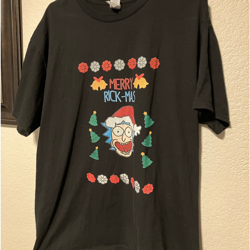Rick & Morty - merry Rick-Mas graphic tee - SZ:.XXL